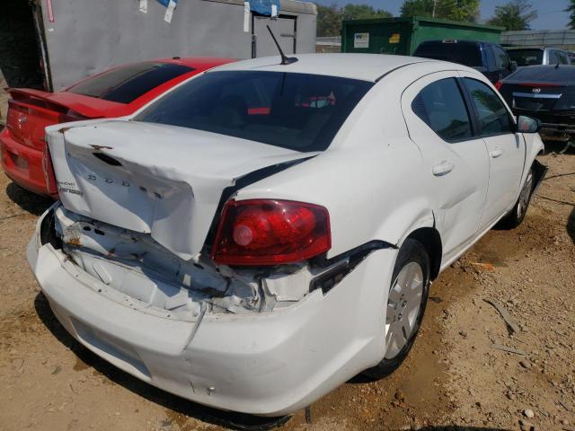 Foto 4 de la subasta – 2014 DODGE AVENGER SE con VIN 1C3CDZAB9EN126409