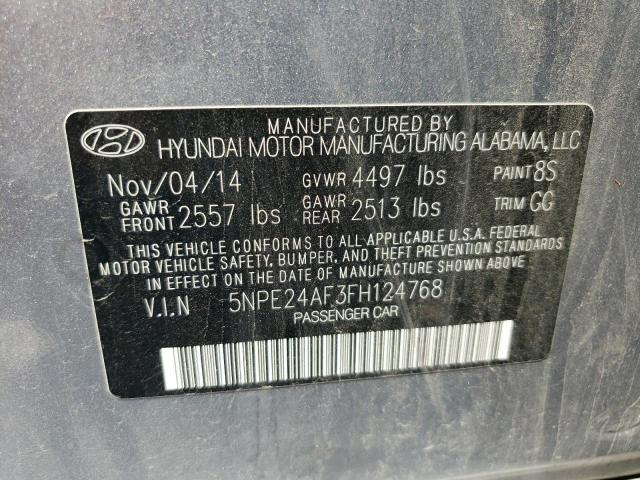 Photo 10 from auction – 2015 HYUNDAI SONATA SE with VIN 5NPE24AF3FH124768