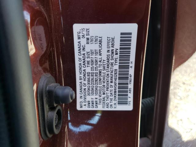 Photo 10 from auction – 2015 HONDA CR-V EX with VIN 2HKRM4H54FH652828