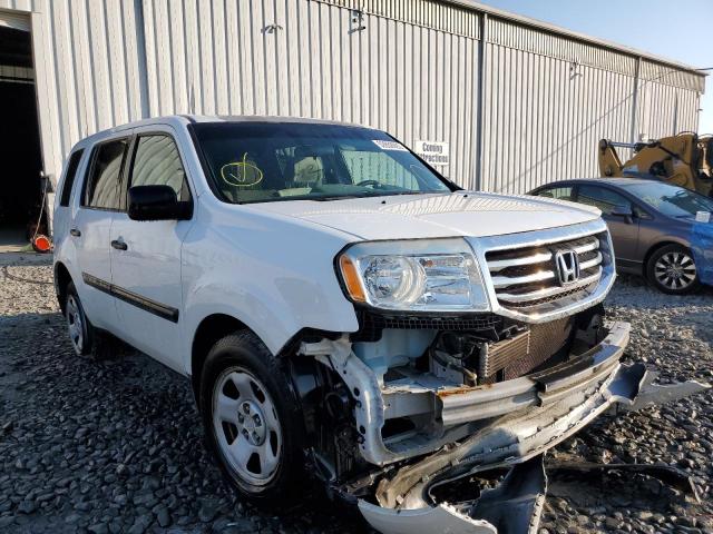 HONDA PILOT LX 2013 with VIN 5FNYF4H20DB070796 - Photo from auction