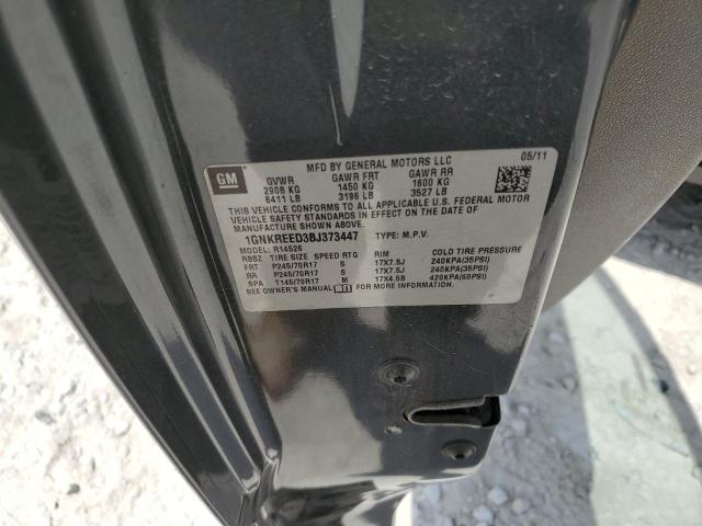 Photo 10 from auction – 2011 CHEVROLET TRAVERSE L with VIN 1GNKREED3BJ373447