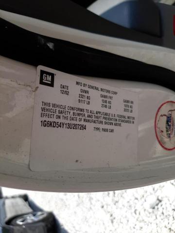 Photo 10 from auction – 2003 CADILLAC DEVILLE with VIN 1G6KD54Y13U207264