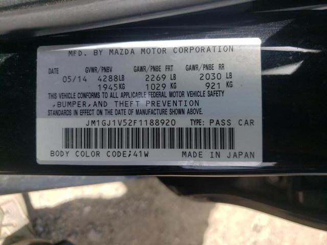 Photo 10 from auction – 2015 MAZDA 6 TOURING with VIN JM1GJ1V52F1188920