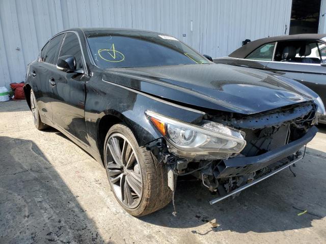 INFINITI Q50 BASE 2014 with VIN JN1BV7AR7EM707471 - Photo from auction