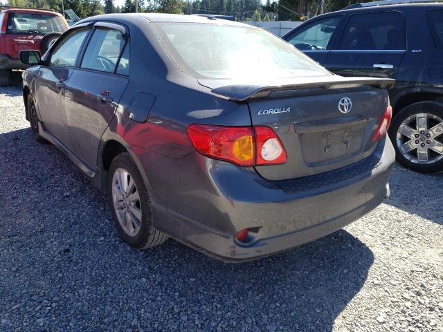 Photo 3 from auction – 2009 TOYOTA COROLLA BA with VIN 1NXBU40E29Z155425