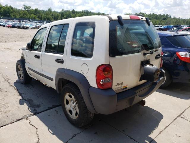 Photo 3 from auction – 2003 JEEP LIBERTY SP with VIN 1J4GL48K93W669768