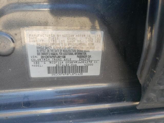 Photo 10 from auction – 2015 NISSAN VERSA S with VIN 3N1CN7AP8FL891138
