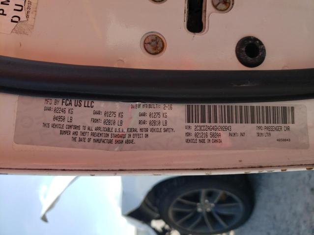 Photo 10 from auction – 2016 DODGE CHALLENGER with VIN 2C3CDZAG4GH202643