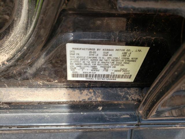 Photo 10 from auction – 2004 NISSAN ALTIMA BAS with VIN 1N4AL11D74C120889