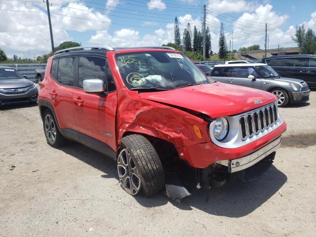 JEEP RENEGADE L 2016 with VIN ZACCJADT3GPC67853 - Photo from auction