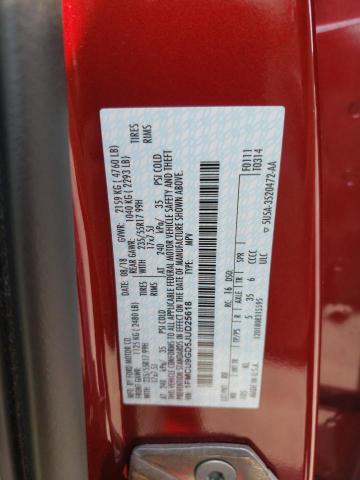 Photo 10 from auction – 2018 FORD ESCAPE SE with VIN 1FMCU9GD5JUD25618