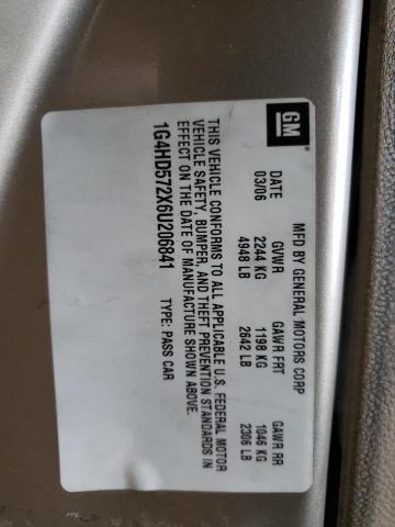 Photo 10 from auction – 2006 BUICK LUCERNE CX with VIN 1G4HD572X6U206841