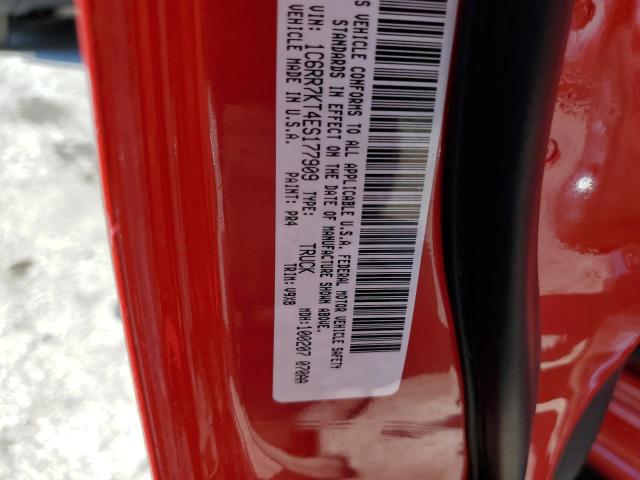 Photo 10 from auction – 2014 RAM 1500 ST with VIN 1C6RR7KT4ES177909