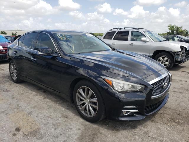 Photo 1 from auction – 2014 INFINITI Q50 BASE with VIN JN1BV7AP9EM677520