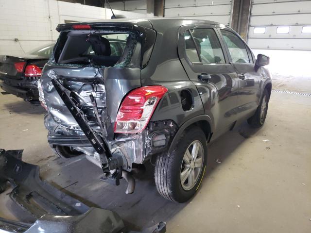 Photo 4 from auction – 2020 CHEVROLET TRAX LS with VIN 3GNCJKSB7LL156457