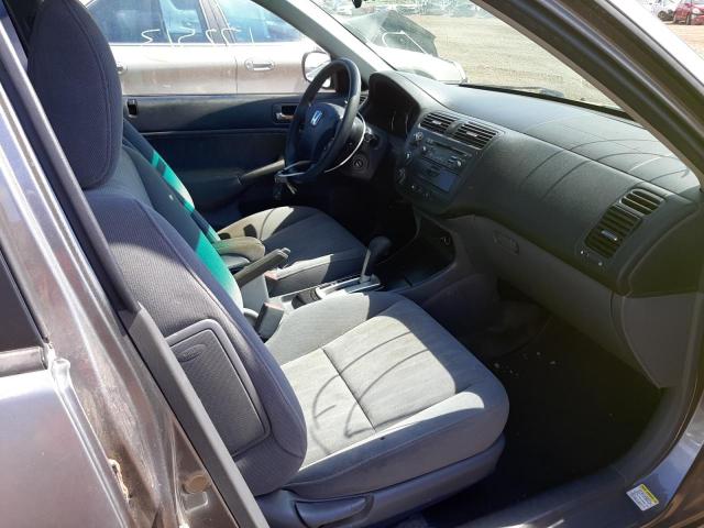 Photo 5 from auction – 2005 HONDA CIVIC with VIN 2HGES16655H599662