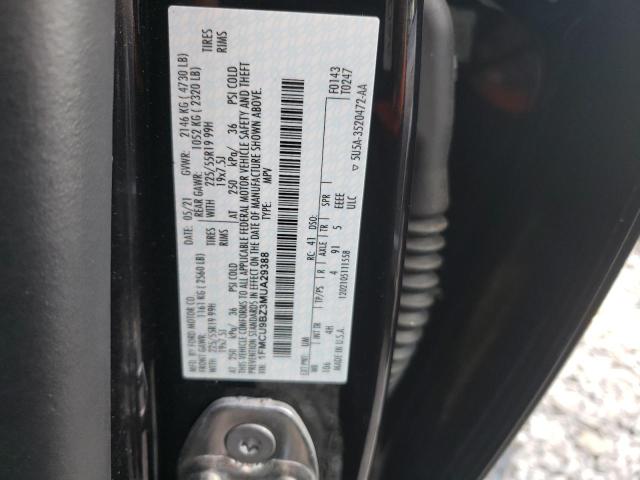 Photo 10 from auction – 2021 FORD ESCAPE SE with VIN 1FMCU9BZ3MUA29388