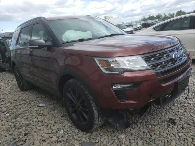 FORD EXPLORER X 2018 with VIN 1FM5K8D82JGC52478 - Photo from auction