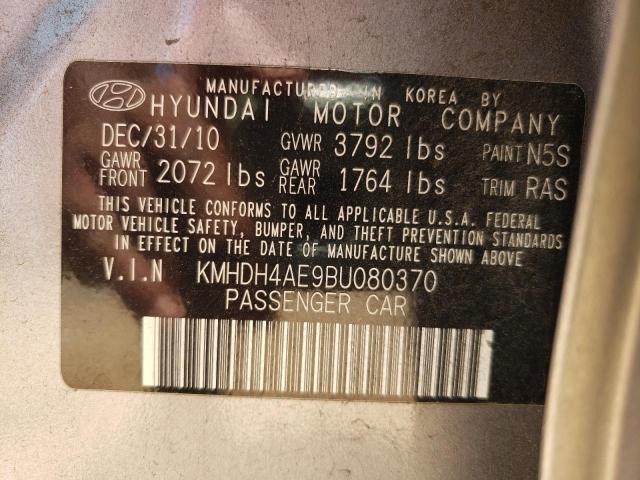 Photo 10 from auction – 2011 HYUNDAI ELANTRA GL with VIN KMHDH4AE9BU080370