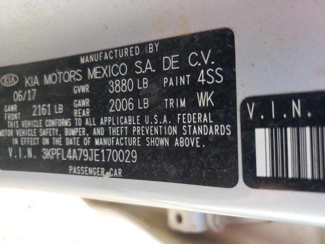 Photo 10 from auction – 2018 KIA FORTE LX with VIN 3KPFL4A79JE170029
