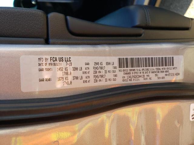 Photo 10 from auction – 2019 JEEP GRAND CHER with VIN 1C4RJFAG2KC844139