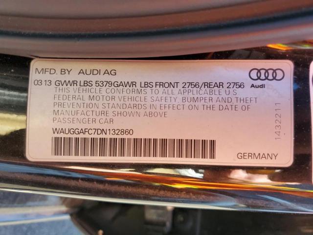 Photo 10 from auction – 2013 AUDI A6 PREMIUM with VIN WAUGGAFC7DN132860