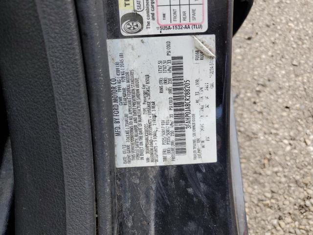 Photo 10 from auction – 2012 FORD FUSION SEL with VIN 3FAHP0JA8CR288205