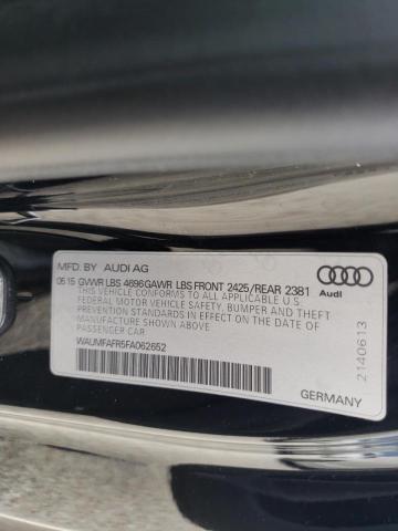 Photo 10 from auction – 2015 AUDI A5 PREMIUM with VIN WAUMFAFR5FA062652
