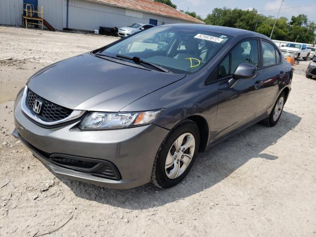 Photo 2 from auction – 2013 HONDA CIVIC LX with VIN 19XFB2F51DE037204