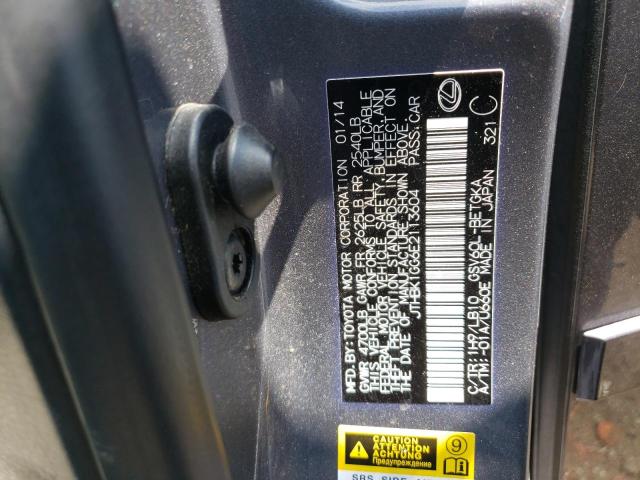 Photo 10 from auction – 2014 LEXUS ES 350 with VIN JTHBK1GG6E2113604