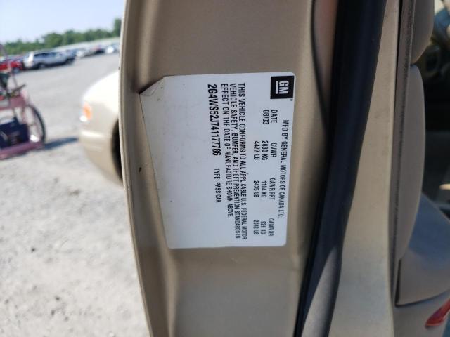 Photo 10 from auction – 2004 BUICK CENTURY CU with VIN 2G4WS52J741177786