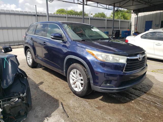 TOYOTA HIGHLANDER 2015 with VIN 5TDZARFH0FS012399 - Photo from auction