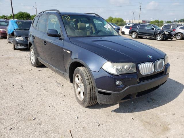 BMW X3 3.0SI 2007 with VIN WBXPC93417WF12100 - Photo from auction