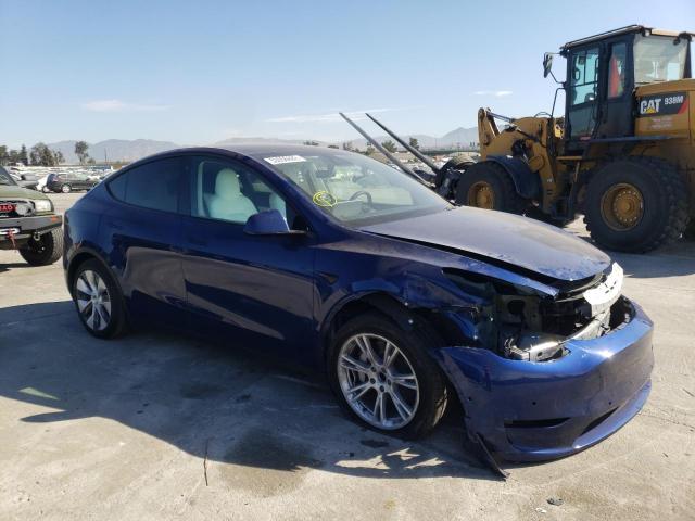 TESLA MODEL Y 2021 with VIN 5YJYGDED5MF163221 - Photo from auction