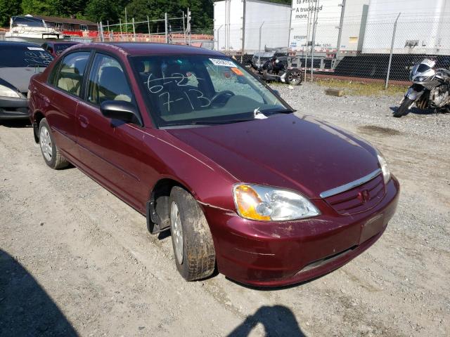 HONDA CIVIC LX 2003 with VIN 2HGES165X3H626469 - Photo from auction