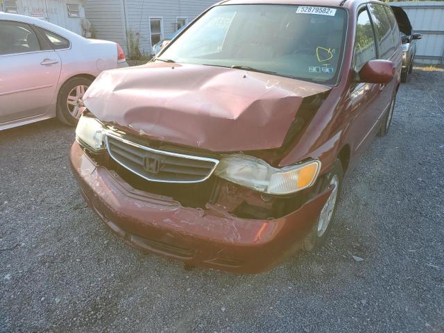 Photo 9 from auction – 2004 HONDA ODYSSEY EX with VIN 5FNRL18054B054460