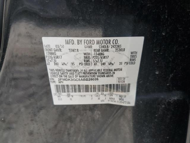 Photo 10 from auction – 2010 FORD EDGE SE with VIN 2FMDK3GC8ABB28026
