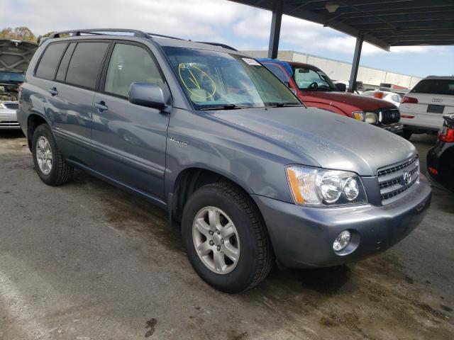 TOYOTA HIGHLANDER 2001 with VIN JTEHF21A810005903 - Photo from auction