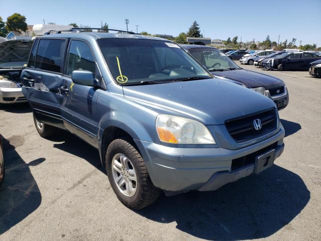 HONDA PILOT EXL 2005 with VIN 2HKYF186X5H553281 - Photo from auction
