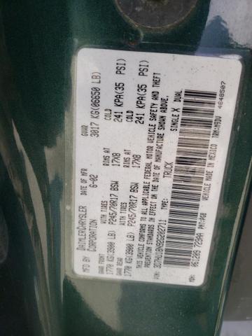 Photo 10 from auction – 2002 DODGE RAM 1500 with VIN 3D7HU18N92G202711