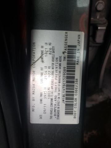 Zdjęcie 10 z aukcji – 2012 MAZDA 3 I z VIN JM1BL1V78C1529089