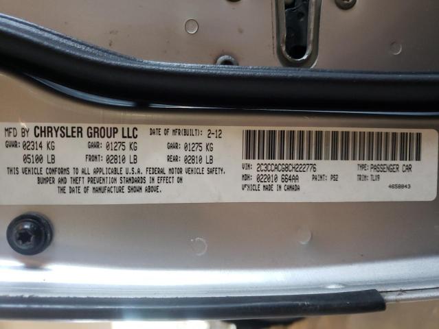 Photo 10 from auction – 2012 CHRYSLER 300 LIMITE with VIN 2C3CCACG8CH222776
