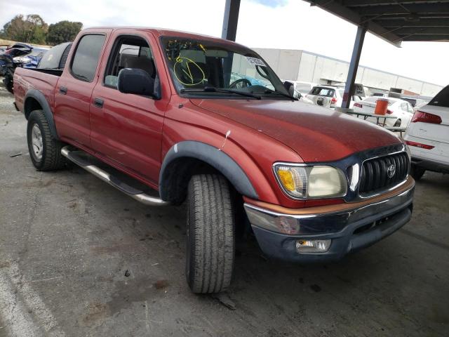 TOYOTA TACOMA DOU 2002 with VIN 5TEGN92N02Z083073 - Photo from auction