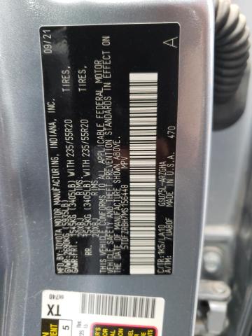 Photo 10 from auction – 2021 TOYOTA HIGHLANDER with VIN 5TDFZRBH7MS156448