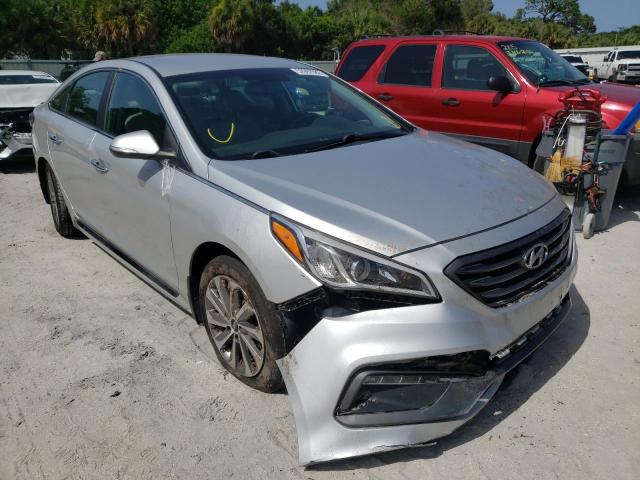 HYUNDAI SONATA SPO 2015 with VIN 5NPE34AF0FH080550 - Photo from auction