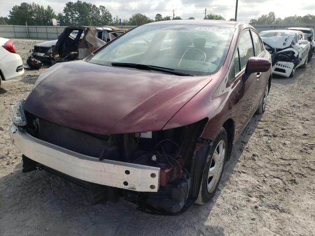 Photo 2 from auction – 2014 HONDA CIVIC LX with VIN 19XFB2F57EE024717