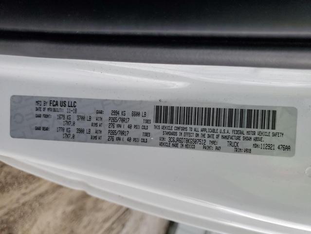 Photo 10 from auction – 2019 RAM 1500 CLASS with VIN 3C6JR6DT8KG507512