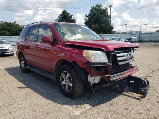 HONDA PILOT EX 2006 with VIN 5FNYF18706B009249 - Photo from auction