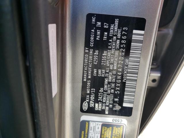 Photo 10 from auction – 2013 KIA OPTIMA EX with VIN 5XXGN4A72DG258673