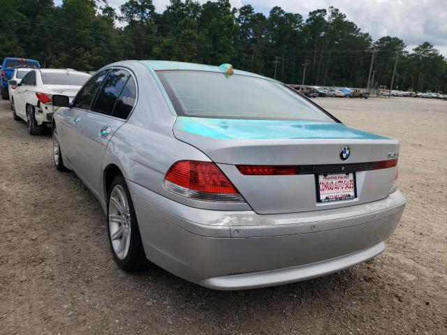 Photo 3 from auction – 2005 BMW 745 I with VIN WBAGL63565DP74282